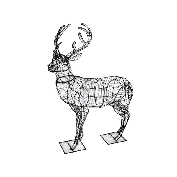 Deer Topiary - 52" (Wire Frame) | Braun Nursery - 22767 | 62-25707 TWP RD 544 Sturgeon County, Alberta, T8R 2B5 | MunroKennels.com | Munro Industries