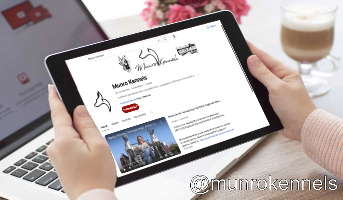 Find Us On YouTube @munrokennels | Munrokennels.com | Munro Industries