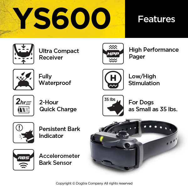 Dogtra YS600 No Bark Collar