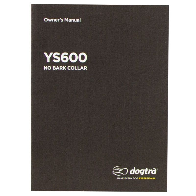 Dogtra YS600 No Bark Collar