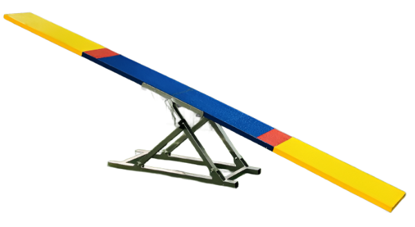Handlers Choice Aluminum / Steel Teeter, 12ft with Adjustable Height