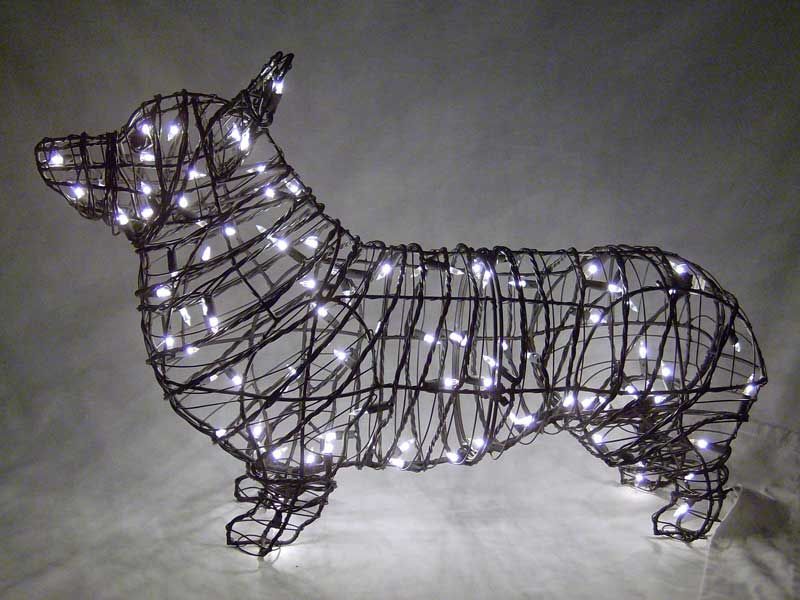 Corgi Topiary - 17" (Lit)