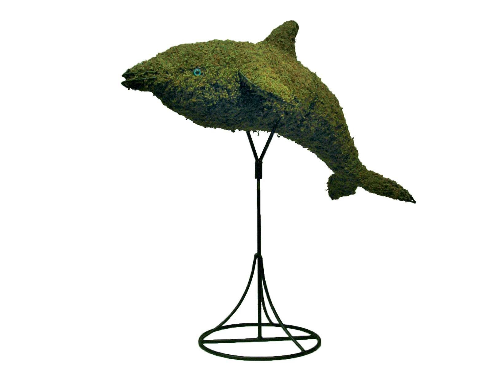 Dolphin Topiary - 33" (Mossed)