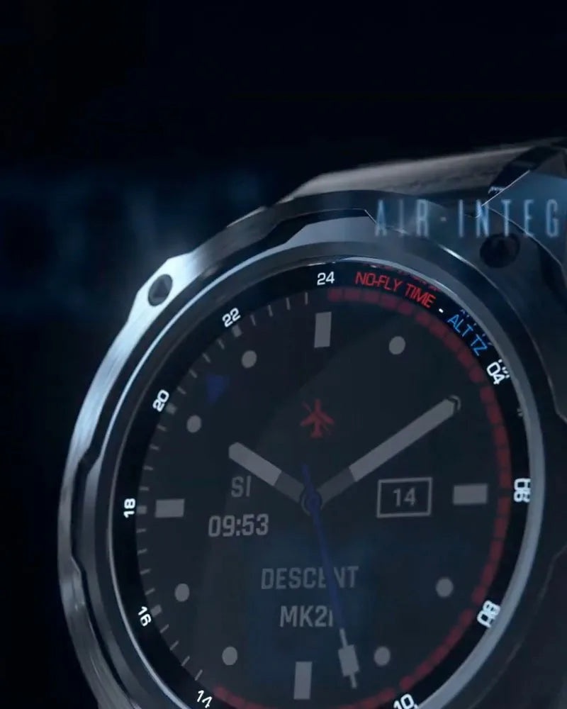 Garmin Descent Mk2i, Titanium carbon gray with black band Model #: GAR-010-02132-01