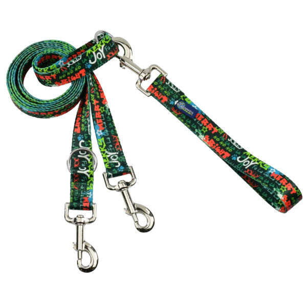 Freedom No-Pull Dog Harness - Holiday Graffiti EarthStyle