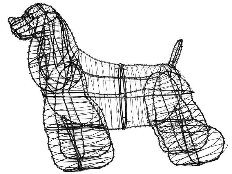 Cocker Spaniel Topiary - 21" (Frame)
