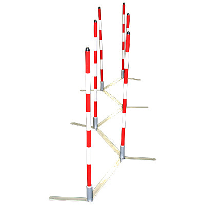 Handlers Choice Metal Base Weave Poles 107133