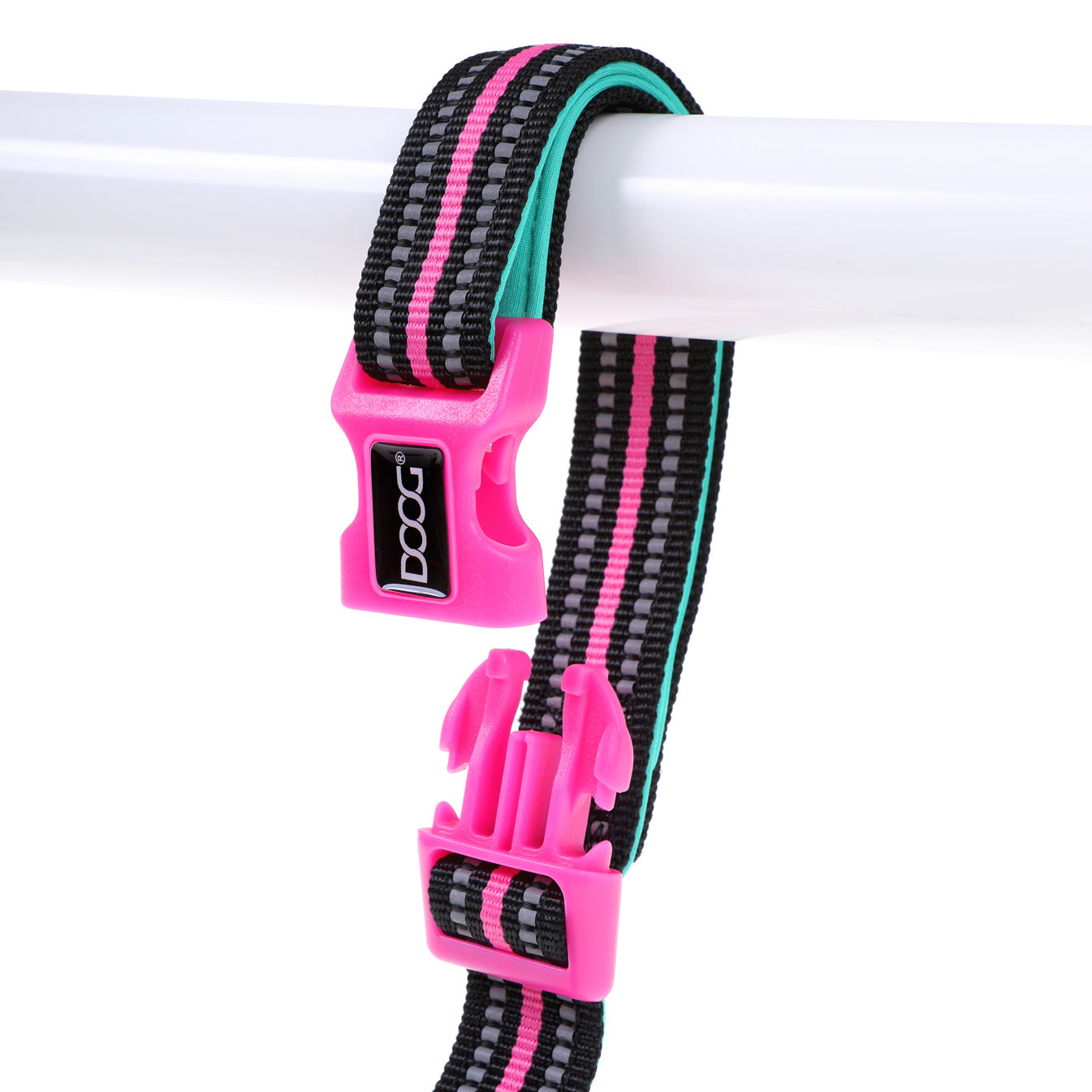 Neoprene Hi Vis Dog Lead 'Clip It' - Tin Tin
