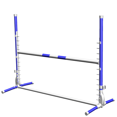 Clip and Go Portable Folding Dog Agility Ready Jump | MunroKennels.com