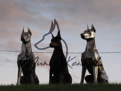 Munro Kennels MK Iron Doberman - Life Size