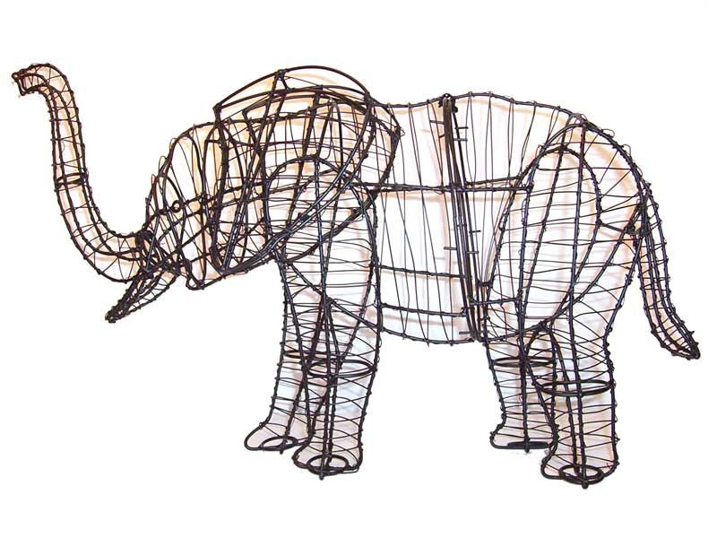 Elephant Topiary - 19" (Frame)