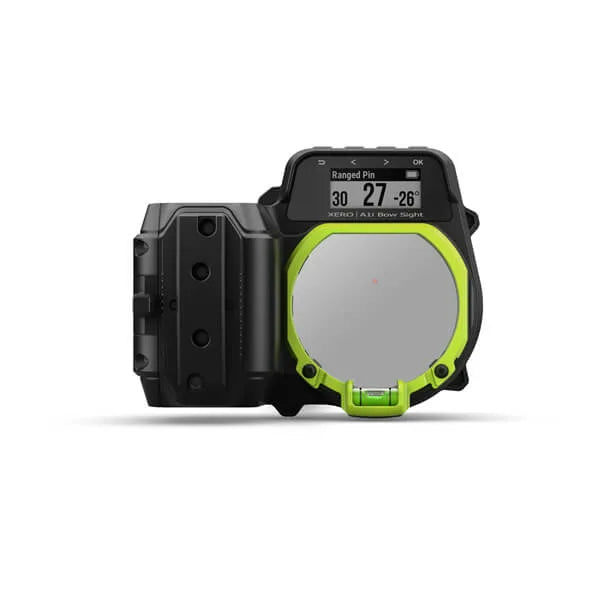 Garmin Xero™ A1i Bow Sight, Left-handed Auto-ranging Digital Sight with Dual-color LED Pins Model #: GAR-010-01781-11