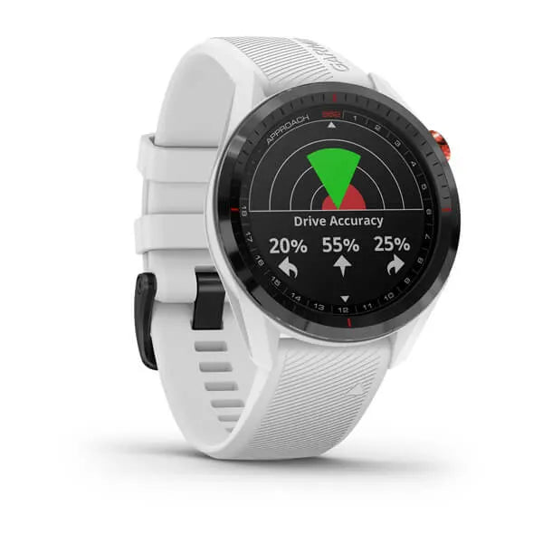 Garmin Approach® S62, black with white band Model #: GAR-010-02200-01