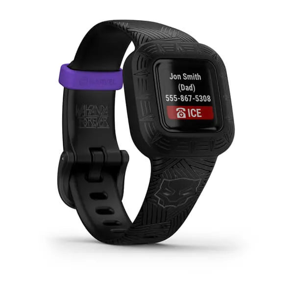 Garmin Vívofit® jr. 3, Marvel Black Panther Model #: GAR-010-02441-30