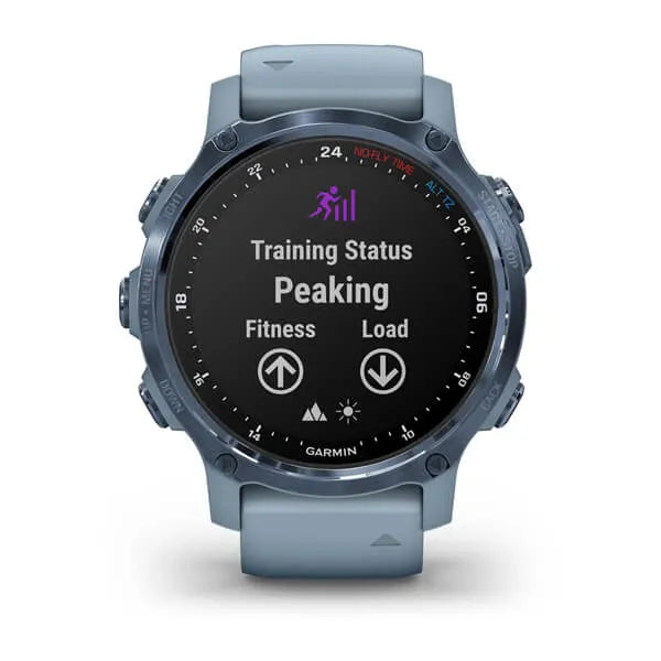 Garmin Descent Mk2S, Mineral Blue with Sea Foam Silicone Band Model #: GAR-010-02403-06