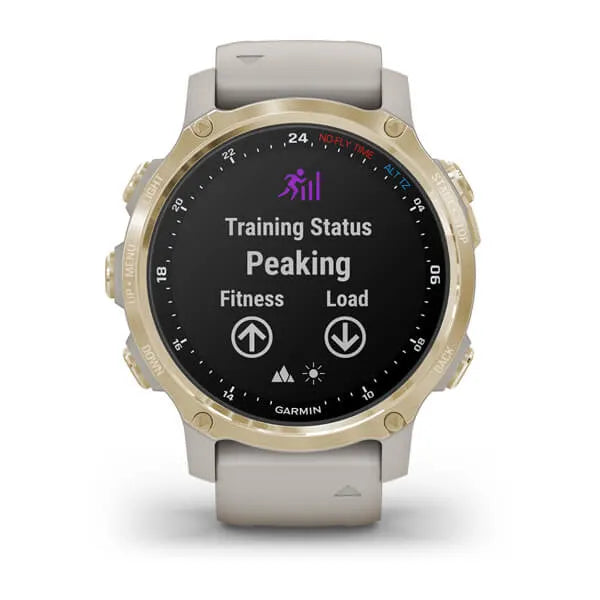 Garmin Descent Mk2S, Light Gold with Light Sand Silicone Band Model #: GAR-010-02403-00