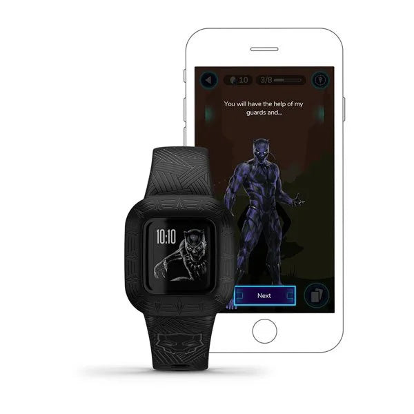 Garmin Vívofit® jr. 3, Marvel Black Panther Model #: GAR-010-02441-30