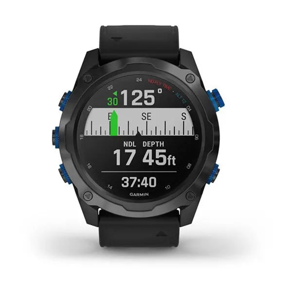 Garmin Descent Mk2i, Titanium carbon gray with black band Model #: GAR-010-02132-01