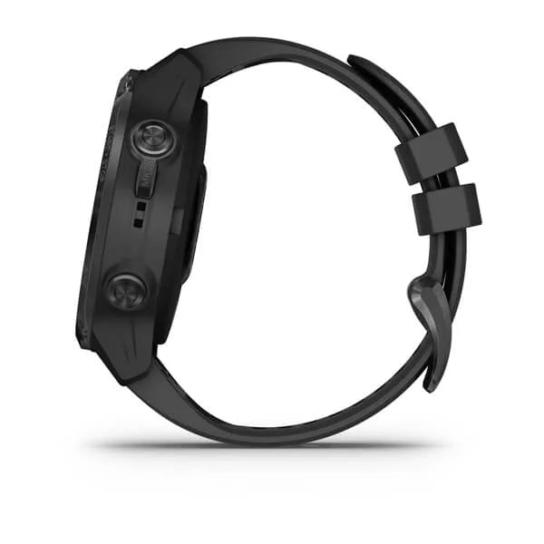 Garmin Descent Mk2S, Carbon Gray DLC with Black Silicone Band Model #: GAR-010-02403-03