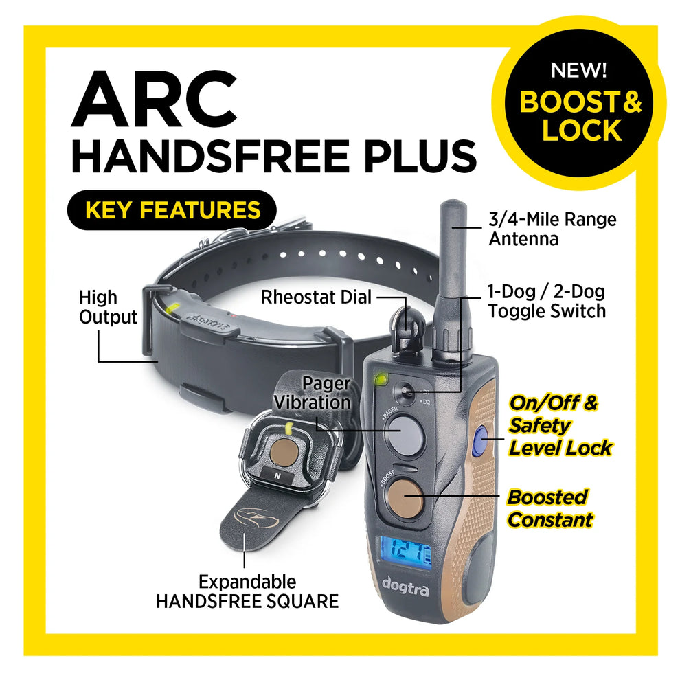DOGTRA ARC Handsfree Plus Boost & Lock | MunroKennels.com