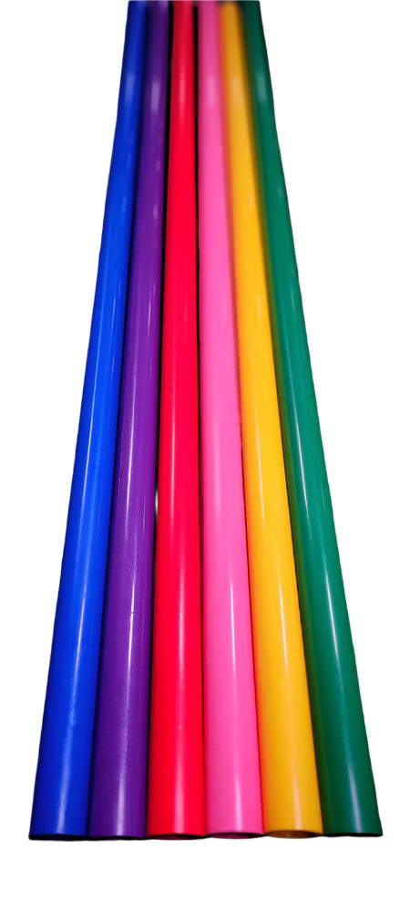 Clip & Go Rainbow Weave Poles, 12 Pole Set | MunroKennels.com