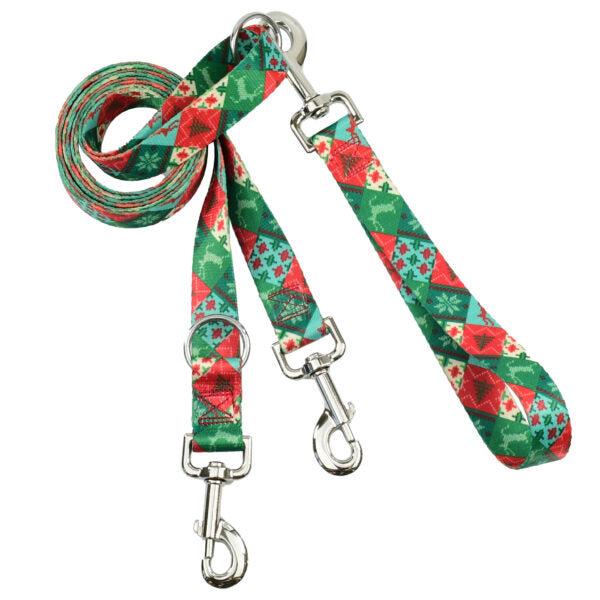 Freedom No-Pull Dog Harness - Christmas Patchwork EarthStyle