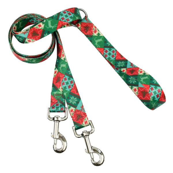 Freedom No-Pull Dog Harness - Christmas Patchwork EarthStyle