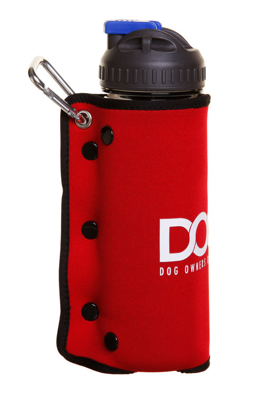3-IN1 Water Bottle & Bowl - Red