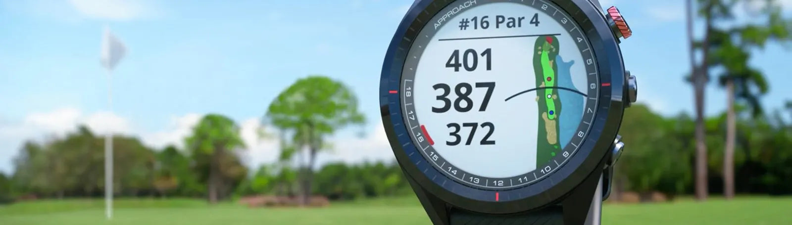 Garmin Approach® S62, black with white band Model #:  GAR-010-02200-01