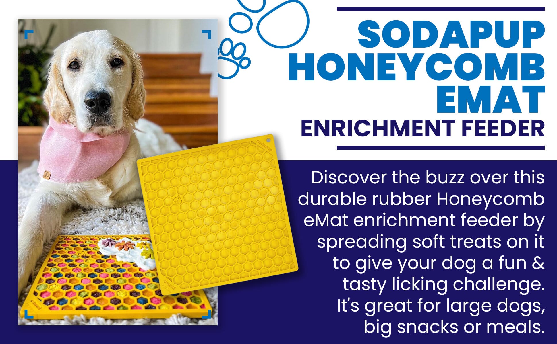 EMAT Lick Mat - Honeycomb