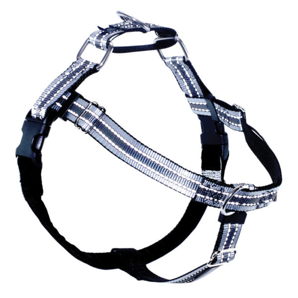 Freedom No-Pull Dog Harness - Reflective Black