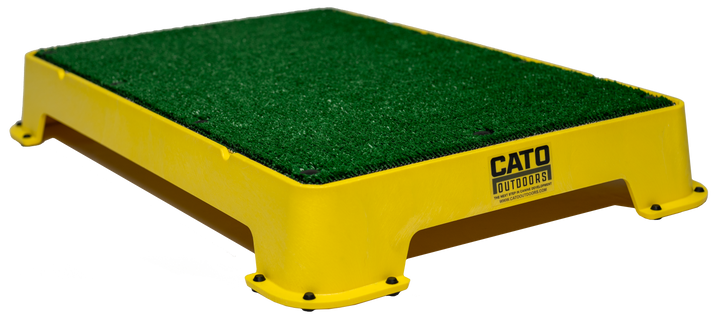 Cato Board Dog Training Platform Yellow