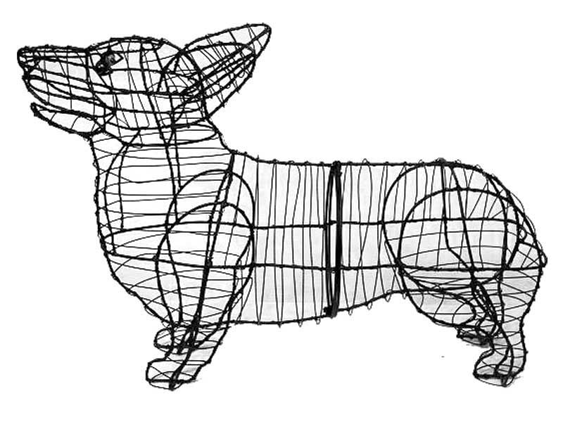 Corgi Topiary - 17" (Frame)
