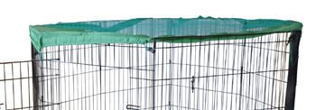Cool Runners Wire Xpen Universal Sun / Rain Cove Security Top (60" Diameter)