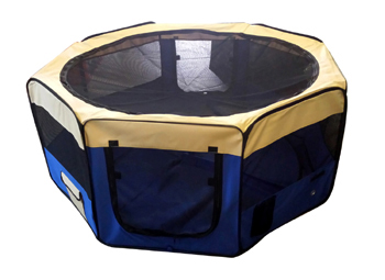 Handlers Choice Indoor/Outdoor Portable Soft Side Pet Play Pen/Kennel