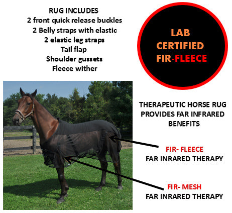 Therapeutic Mesh Horse Rug - FIR-FLEECE