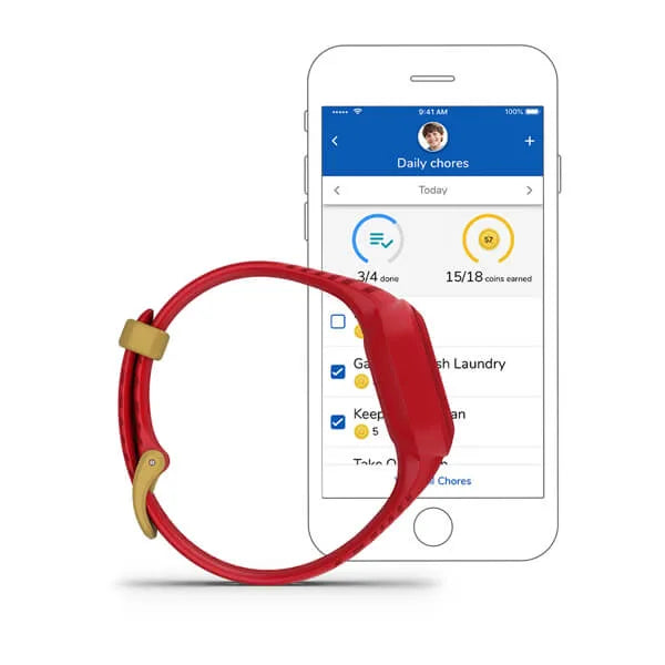 Garmin Vívofit® jr. 3, Marvel Iron Man Model #:  GAR-010-02441-31