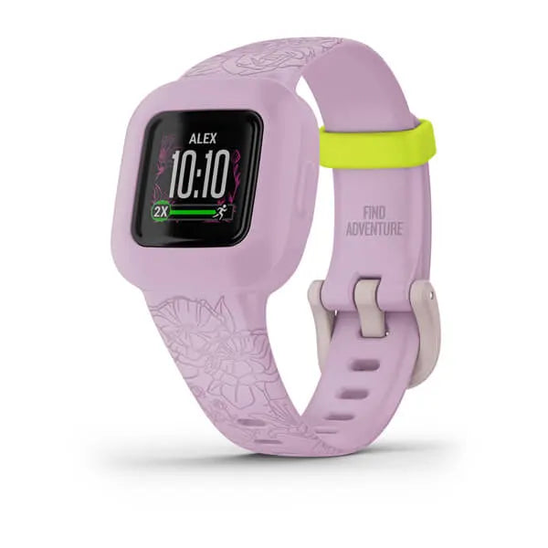 Garmin Vívofit® jr. 3, Lilac Floral Model #:  GAR-010-02441-21