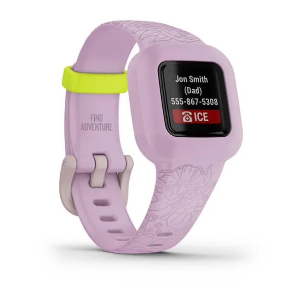 Garmin Vívofit® jr. 3, Lilac Floral Model #:  GAR-010-02441-21