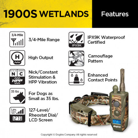 DOGTRA 1900S Training System - Wetlands