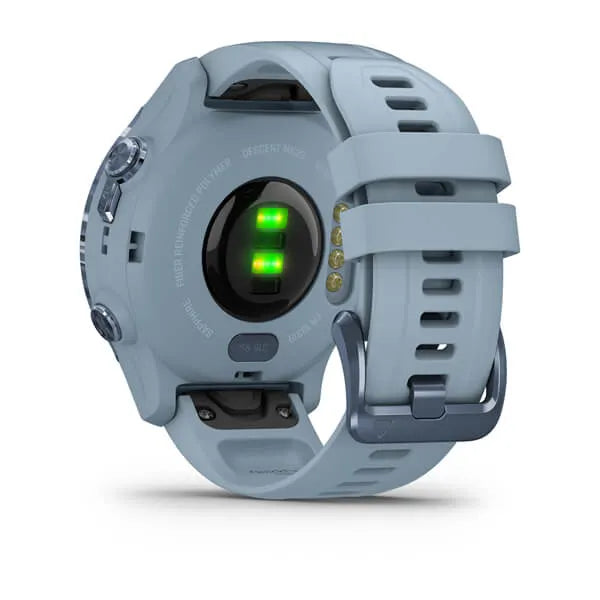 Garmin Descent Mk2S, Mineral Blue with Sea Foam Silicone Band Model #:  GAR-010-02403-06