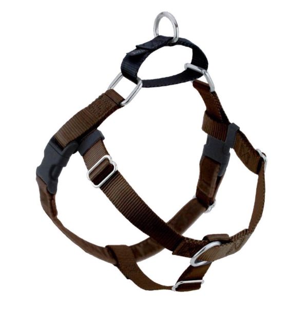 Freedom No-Pull Dog Harness - Brown